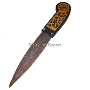 Hand Knapped Agate Arrowheads Knife CEA-14 - Product Image 1