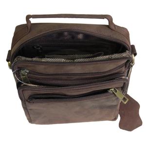 Vintage UNISEX Genuine Leather Crossbody <b>Messenger</b> Travel <b>Bag</b> for Hunter Style for <b>Men</b> and Women - Product Image 5