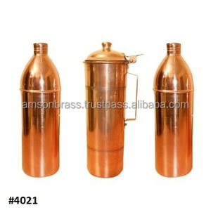 ขวดน้ําทองแดงบริสุทธิ์คุณภาพสูงมีจําหน่าย Drinkware คุณภาพดีที่สุด ประโยชน์ต่อสุขภาพ ขวดน้ําทองแดงบริสุทธิ์โลหะ - Product Image 6