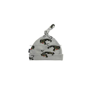Beanies de algodón orgánico anudado para bebé, fabricante profesional OEM - Product Image 1