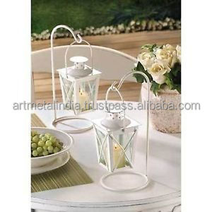 <b>MINI</b> ANTIQUE WHITE MOROCCAN LANTERNS - Product Image 2