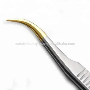 แหนบต่อขนตาเพิ่มวอลลุ่มขนาดใหญ่สีทองเครื่องมือดูแลส่วนบุคคลสำหรับหยิบคิ้ว - Product Image 1