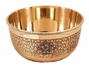 优质黄铜装饰供应碗家用和厨房桌面沙拉碗