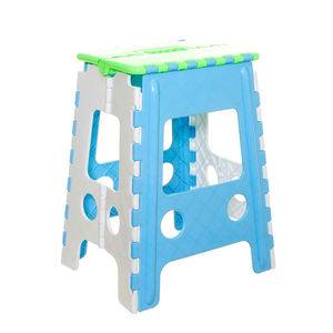 Plastic <b>Folding</b> Step <b>Stool</b> 16inches Lightweight Portable Sustainable for Adults and Kids Living Room Modern Design - Product Image 3