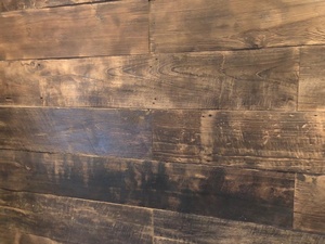 Reclaimed Teak Wood <b>Sound</b>-Absorbing <b>Wall</b> <b>Panel</b> with Geometric Minimalist Design <b>for</b> Apartment Household Entertainment Use - Product Image 2