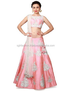 2018 élégant Lehenga Choli Designer vêtements indiens et pakistanais fabriqués à la main - Product Image 1