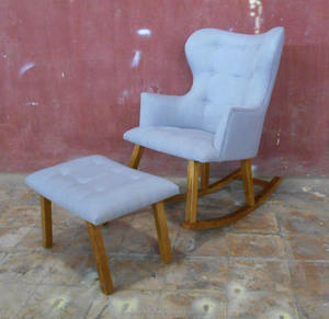 ห้องนั่งเล่นเฟอร์นิเจอร์เก้าอี้โยกสแกนดิเนเวียน - Product Image 3