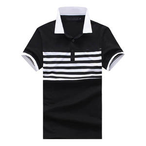 Polo Básico Informal de Verano para Hombre, Camiseta de Manga Corta con Tapeta de 3 Botones, Transpirable, Bolsillo Estampado, Talla Grande () - Product Image 1