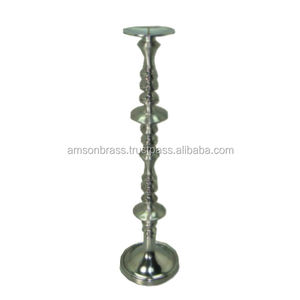 เชิงเทียนอลูมิเนียมสำหรับตกแต่งบ้านเชิงเทียนโลหะสไตล์ยุโรปย้อนยุคเชิงเทียนแสงเทียนบาร์ตกแต่งอาหารค่ำห้องนั่งเล่น - Product Image 6