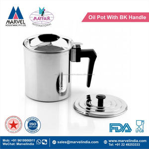 Oil Pot With Stainless Steel Handle - Product Image 3