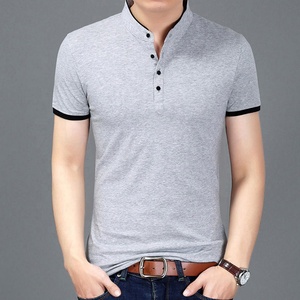 เสื้อผู้ชายแบบ OEM สั่งทำพิเศษ ผ้าฝ้ายถัก 100% ระบายอากาศได้ดี เป็นมิตรกับสิ่งแวดล้อม น้ำหนัก 220 กรัม สำหรับเสื้อเชิ้ต ดีไซน์สีสันสดใสล่าสุด - Product Image 3