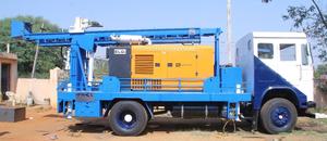 Appareil de forage Borewell d'eau PDTHR-300 PRL monté sur camion 500 pieds de profondeur 6 "de diamètre de trou perceuse à haut rendement pour - Product Image 4