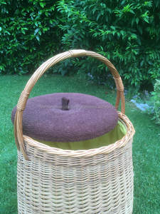 Cesta de Lavado Plegable Vintage de Ratán Ecológico con Diseño Desmontable para Almacenamiento - Product Image 5