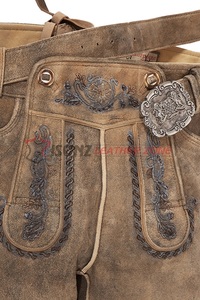 Lederhosen-manguera de cuero de estilo alemán, manguera de cuero de Oktoberfest - Product Image 3