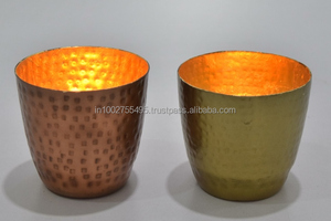 Elegante Portavelas de Hierro Metálico Hecho a Mano de 7x7x8 cm para Decoraciones Festivas de Navidad y Bodas y Regalos para el Hogar - Product Image 2