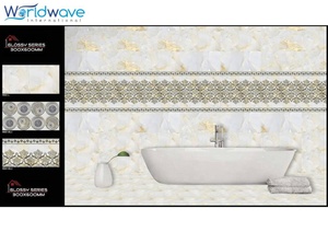 Carreaux muraux en céramique de style moderne 30x60cm en porcelaine brillante pour l'isolation thermique des sols et des murs à l'intérieur Fonction antibactérienne - Product Image 2