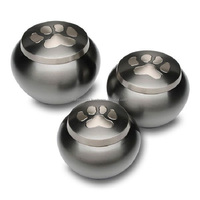 Urn — coffret de gravure en laiton pour animaux de compagnie, 3 pattes, gain de place, cuisine russe, accessoire moderne coloré