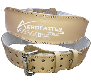 Cinturones de levantamiento de pesas de cuero genuino de vaca de 4 pulgadas con logotipo personalizado para hombres, culturismo, MMA, levantamiento de pesas, fuerza de acero para hebilla - Product Image 4