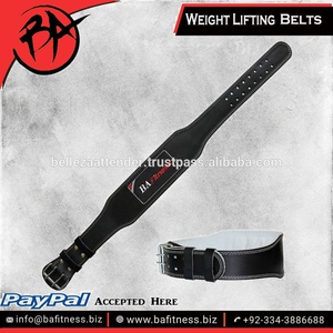 Foam Padded Leather Weightlifting Belt <b>Fitness</b> Equipment <b>Accessory</b> - Product Image 4