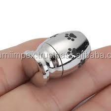 Paw Print Funeral <b>Keepsake</b> Urn <b>for</b> Human <b>Ashes</b> Enamel Finished Urn Small Size <b>Keepsake</b> Urn Funeral Supplies - Product Image 2