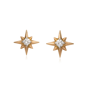 18kt Pure Rose Gold <b>Hoop</b> Diamond <b>Earrings</b> Elegant and Luxurious Product - Product Image 1