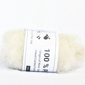 WR-046 Hilo de Lana 100% de Origen Neozelandés, Más Esponjoso, Fieltro Puro para Tejer, Teñido, Suave, Brillante, Cardado, de Colores, para Tejido, Nepal - Product Image 1