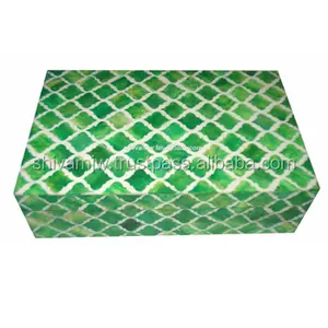 Metier新品热卖批发工厂供应绿色木质礼品盒木质包装盒