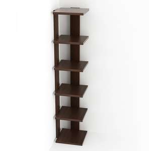 Étagère d'angle murale au sol et présentoir-6 étagères - Product Image 5