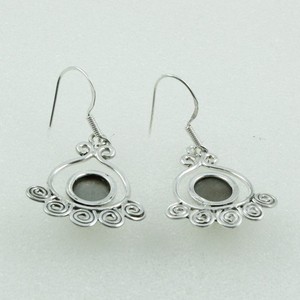 Boucles d'oreilles en argent sterling 925 avec pierre de labradorite-Bijoux de fête de mariage et de cadeau pour unisexe - Product Image 4