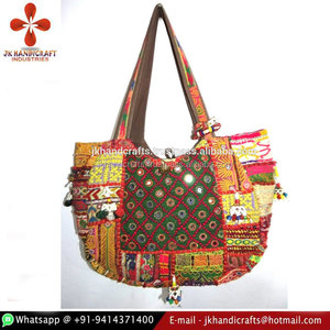 Gypsy Banjara Tote Bag Tribal Banjara Bolso de mano Banjara bordado Bolso de mano - Product Image 2
