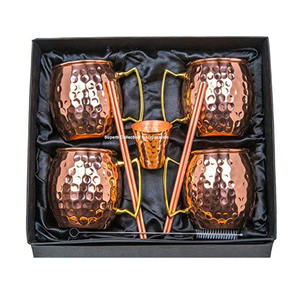 Mugs cuivre moscou mule set 9 noël - Product Image 1