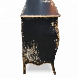 Commode à tiroirs en acajou, mobilier français indonésien, rangement Antique en acajou - Product Image 5