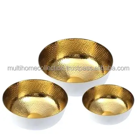 Best Selling Kitchen Decorative Serving Bowls Set Of Three OEM ODM Customized Amazing Food Dish Storage Bowl With LID