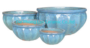 กระถางดอกไม้เซรามิกเคลือบลายทิวลิป สำหรับปลูกต้นไม้ในบ้านและสวน  ทนทาน เป็นมิตรกับสิ่งแวดล้อม สำหรับผู้ค้าส่ง - Product Image 2