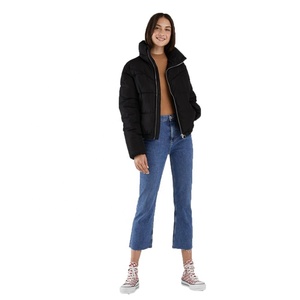 Jaket Puffer Berlapis Poliester Ringan Wanita Kustom & Grosir Di Musim Dingin 2018 - Product Image 1