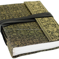Cuaderno de Tapa Dura con Cubierta de Tela, Ecológico, 100 Hojas, Papel Hecho a Mano, Regalo de Boda para Él y Ella, Estilo Sari