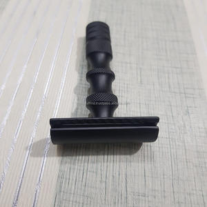 Têtes de rasoir de sécurité colorées et argentées pour hommes, accessoires pour le barbier et la barbe, poignée en acier inoxydable, laiton et alliage de zinc, haute qualité, 1 pièce - Product Image 1