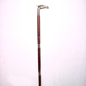 Wooden Foldable <b>Walking</b> <b>Sticks</b> with Brass Eagle Handle/ Wooden Foldable <b>Walking</b> Canes with Brass Eagle Handle - Product Image 1