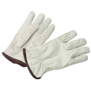 Gants de travail en cuir de cochon, 50 pièces, gants de protection pour conducteur, manchette en toile - Product Image 1