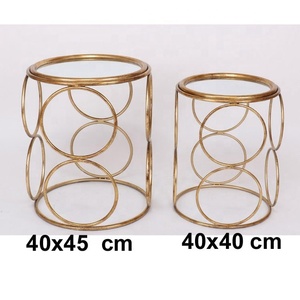 Mesa de diseño único para decoración de uñas, mueble para sala de estar, mesa de boda, mesa de METAL - Product Image 3