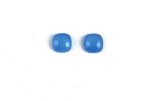 4 pares de cabujones de Calcedonia natural azul cielo, piedras preciosas sueltas de grado AAA para la fabricación de joyas envueltas en alambre - Product Image 4
