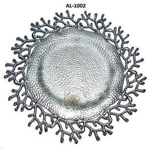 Venta caliente Placa de cargador Aluminio Plata Boda Hotel Hogar Restaurante Uso 2021 Proveedor al por mayor Ensalada de frutas Cantidad a granel Hig - Product Image 4