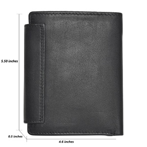 Eco Friendly Classic Genuine Leather Men's <b>Wallet</b> with Durable Construction and Multiple Storage Compartments Available For Sale - Product Image 5