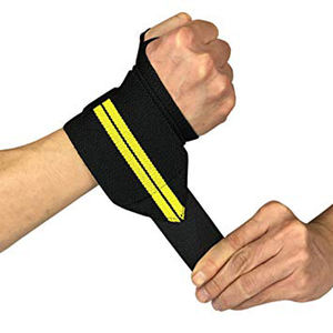 ผ้ารัดข้อมือสำหรับยกน้ำหนักผ้าฝ้าย80% อเนกประสงค์ทนทานสำหรับเล่นกีฬาที่กำหนดเองสำหรับ20% ผ้าสแปนเด็กซ์หลากสี - Product Image 6