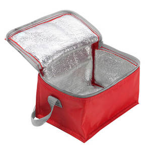 Papel de aluminio con aislamiento térmico plegable y mochila de PVC con solución de almacenamiento de logotipo personalizado para latas de almuerzo al aire libre, bolsas enfriadoras - Product Image 3