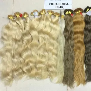 PREÇO de FÁBRICA, NENHUM EMARANHADO, NENHUM DERRAMAMENTO LOIRA COR DO CABELO ONDULADO