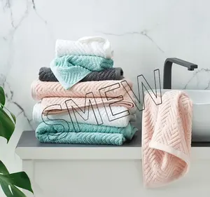 BRAE MORE BALE SET Cotton 100% Soft Hand Face Shower Bath Towels
