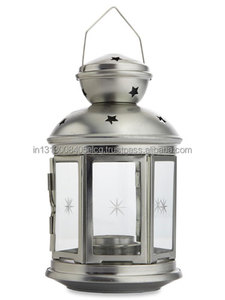 Farol de Vela Moderno de Lujo, Color Plateado, para Decoración de Bodas, Fiestas, Hoteles, Pisos y Habitaciones - Product Image 4