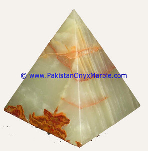 Pirámide de ónix verde de origen pakistaní, regalos únicos novedosos - Product Image 4