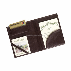 ADORA-Billetero de cuero genuino marrón de alta calidad, duradero, con bolsillo para tarjetas de crédito - Product Image 1